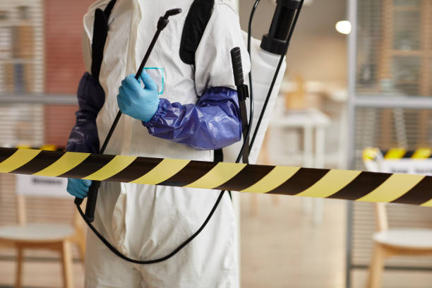 Professional Blood Cleanup technician working in Gloucester, MA